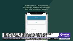 Application Site Opens For Biden's Student Debt Cancellation News Clip