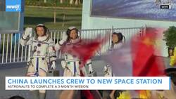 Chinese Crew Enters China's New Space Station News Clip