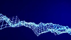 4K Abstract Network. Stock Footage