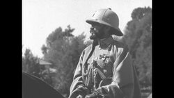 Emperor Haile Selassie of Ethiopia reviews troops in Addis Ababa News Clip