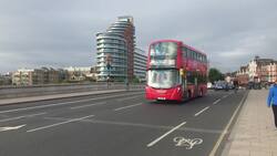 Traffic crosses Putney Bridge as lockdown restrictions eased News Clip