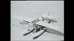 Schnieider Trophy, 1920s and 1930s Vickers seaplane models and pilots Stock Footage