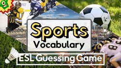 Sports Vocabulary | ESL Guessing Game | 10 Fun Questions Instructional Video