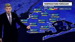February feel returns to Brooklyn overnight as temperature roller coaster continues News Clip