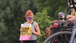 UK: Black Lives Matter protest demonstration in Tottenham. News Clip