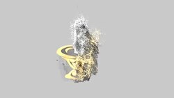 Shiv Ling Religious symbol Particles Animation, Magical Particle Dust Animation of Religious Shiv Ling Sign with Rays. Stock Footage