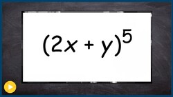 Exam Review Determine the coefficient of the third term of a binomial expansion Instructional Video