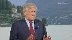 Italy's Tajani Says 'We Want to Work With China' News Clip