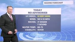 Sunny skies with humid weather and storms going into the holiday weekend News Clip