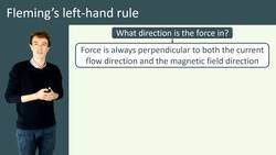 Understanding Fleming's Left Hand Rule and the Motor Effect Instructional Video