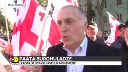 Georgia: Police use pepper spray & water cannons to disperse protesters News Clip