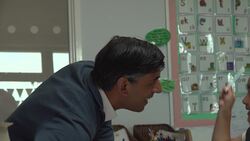 Rishi Sunak visits primary school in Stonehouse whilst on the campaign trail News Clip