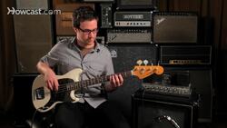 How to Play an A Sharp / B Flat Minor Scale on Bass Guitar Instructional Video