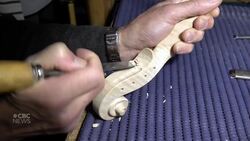 Canadian violin maker draws inspiration from Italian town where instrument was born News Clip