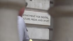 Footage of the DCMS as Culture Secretary Lucy Frazer meets with BBC director-general News Clip