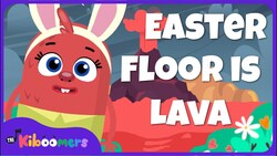 Easter Floor is Lava - THE KIBOOMERS Preschool Dance Songs - Brain Break Instructional Video