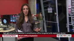 B.C. MLA's office damaged after being targeted with explosive device | Hanomansing Tonight News Clip