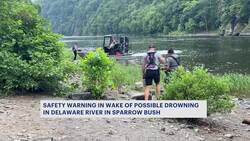 National Parks Service searches Delaware River for possible drowning victim Instructional Video