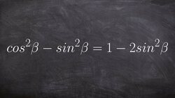 How to verify a trigonometric identity by factoring Instructional Video