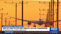 40 airports set to reduce travel volume due to government shutdown News Clip