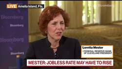 Fed's Mester on Rate Hikes, Inflation and Economy News Clip