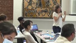 CLEAN : France opens a centre in Ivory Coast to train more than 10,000 teachers in Africa News Clip