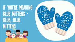 Winter Mittens Song | Song Lyrics Video for Kids | Winter Songs | The Kiboomers Instructional Video