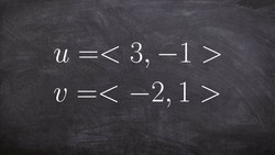 Adding two vectors and graphing Instructional Video