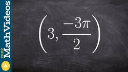 How to graph a point in polar form on the y axis Instructional Video