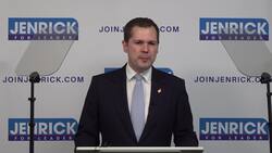 Robert Jenrick gives a speech on UK defence policy during leadership campaign News Clip