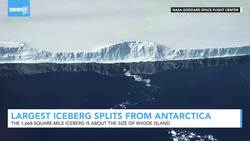 Iceberg Larger Than State Of Rhode Island Splits From Antarctica News Clip