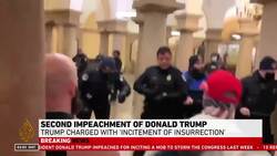 Donald Trump impeached for ‘inciting’ US Capitol riot News Clip