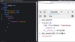 HTML CSS and JavaScript for Beginners - A Web Design Course - JavaScript Solution Array Objects Instructional Video