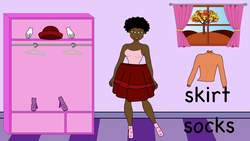 Children's clothes song! Kids sing and learn clothing names in this catchy and fun music video. Perfect for babies, toddlers, ESL or EFL students, children, parents, and families. Learn all the clothes like shoes, socks, hat, shirt, skirt, sweater, jacket, scarf, and more! Instructional Video