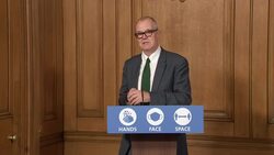 Sir Patrick Vallance speaks at Downing Street coronavirus press conference News Clip