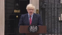 Boris Johnson making first speech from Downing Street since COVID 19 recovery News Clip