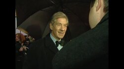 Interview with Sir Ian McKellen at the 2002 BAFTA Awards News Clip