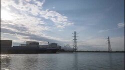 CLEAN : Timelapse of Fessenheim nuclear plant before its closure News Clip