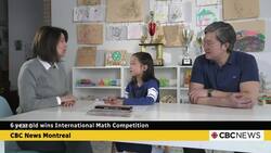 'I love the challenge': 6-year-old Montrealer wins international math competition News Clip