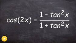 Verify Trigonometric Identities Double Angle Instructional Video