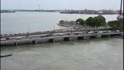 CLEAN : AERIAL SHOTS of Lagos as lockdown is scaled back News Clip