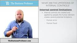 Limitations of Internal Controls - Financial Accounting Instructional Video