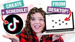 How to SCHEDULE + CREATE TikTok Videos Easier Than Ever Instructional Video