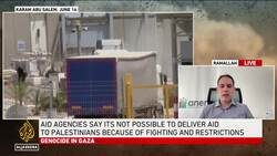 Why is aid piling up outside of Gaza? News Clip