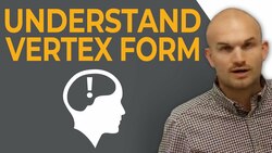 Teacher explains the components of vertex form What is everything Instructional Video