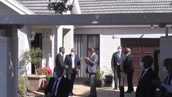 CLEAN : South African President Ramaphosa pays a visit to the home of Archbishop Desmond Tutu News Clip