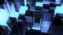 4K Unique Cubic Design. Stock Footage