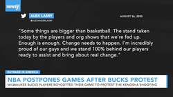 NBA Playoff Games Postponed Amid Player Boycott News Clip