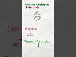 Present Participles vs Gerunds #englishgrammar #englishlearning Instructional Video