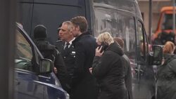 Police activity in Hanau after terror attack News Clip